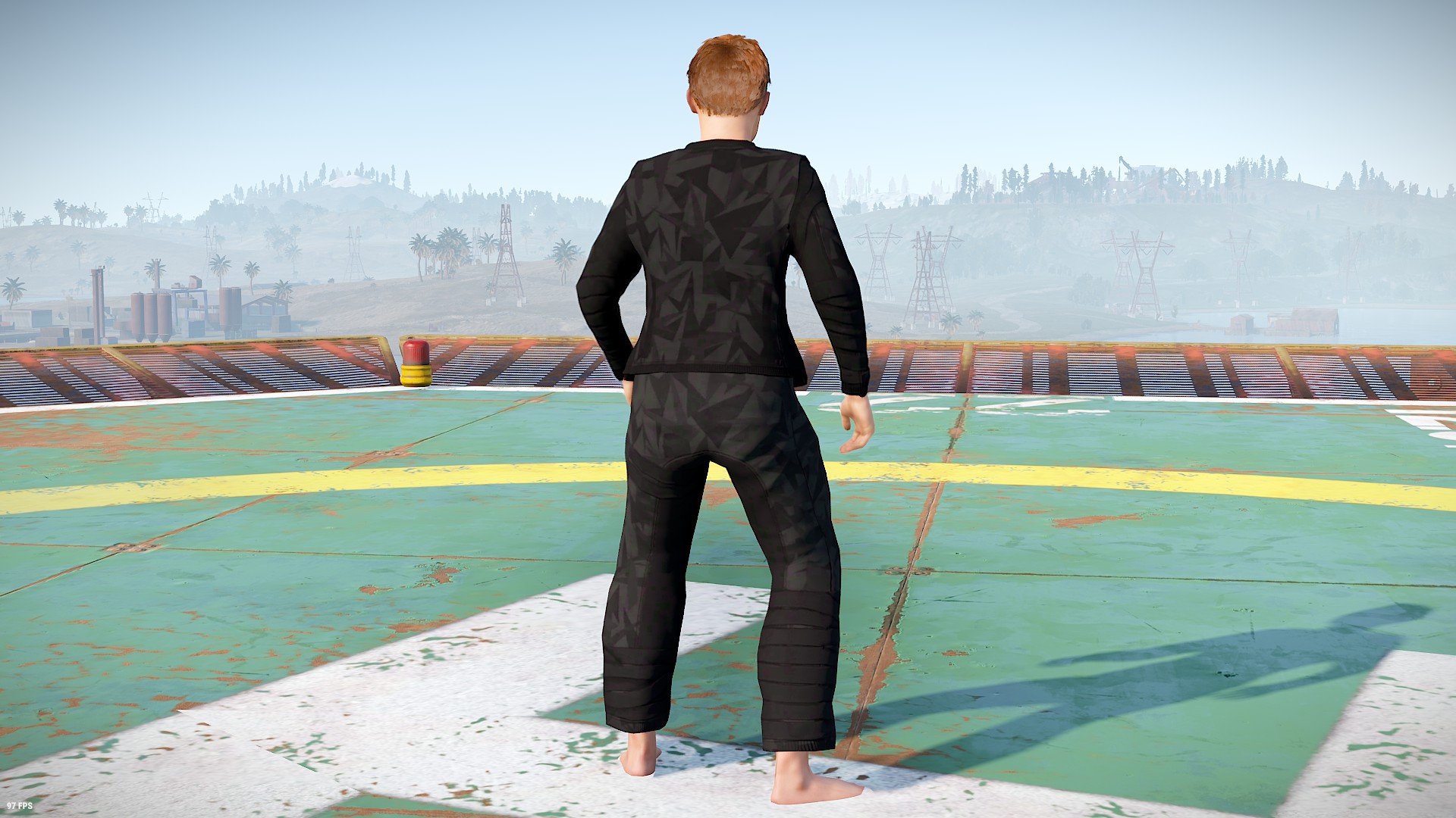 Blackout Burlap Pants