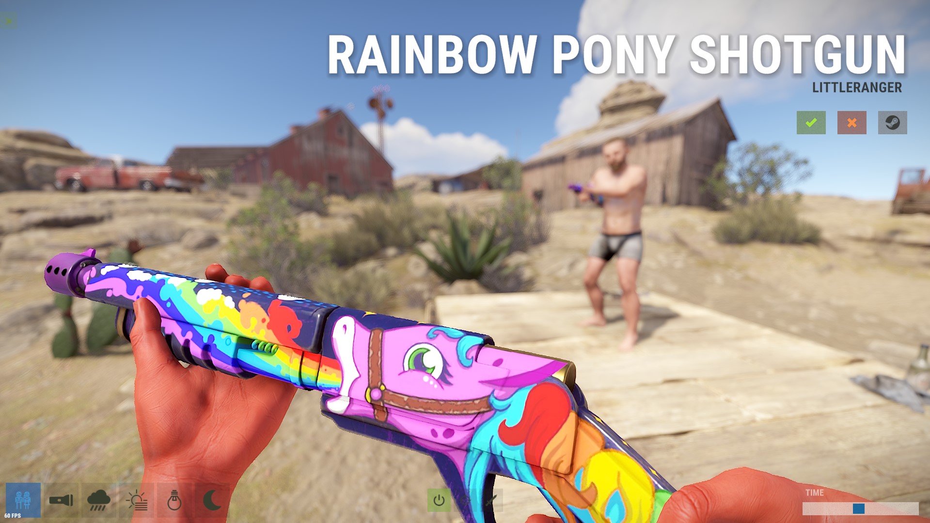 Rainbow Pony Shotgun