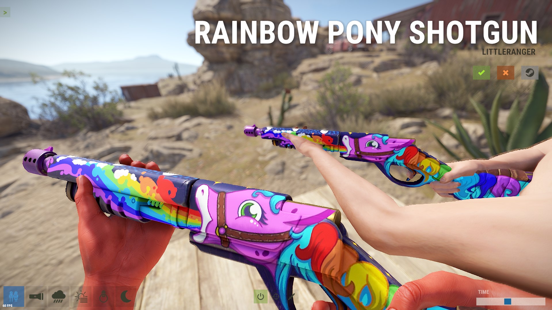 Rainbow Pony Shotgun