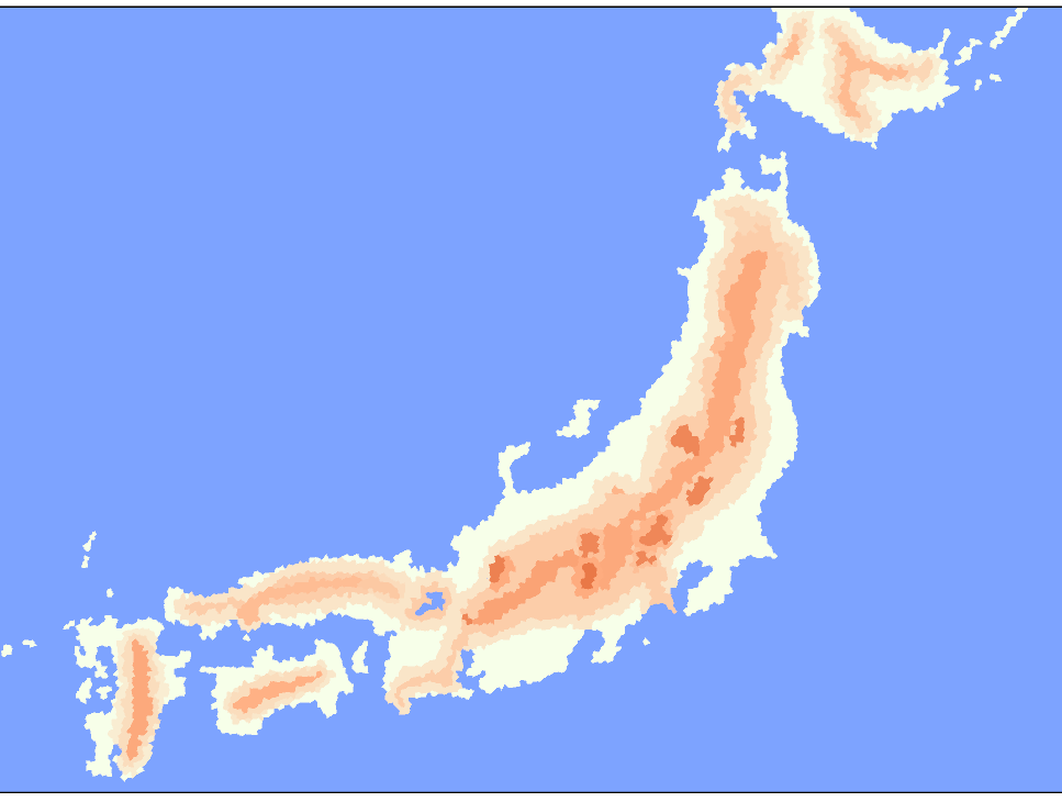 A Very Rough Map of Japan
