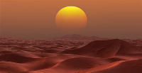 Deserted desert