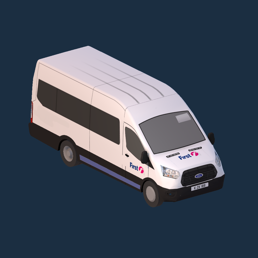 First Ford Transit Transport Bus