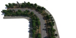 Track/road decoration system