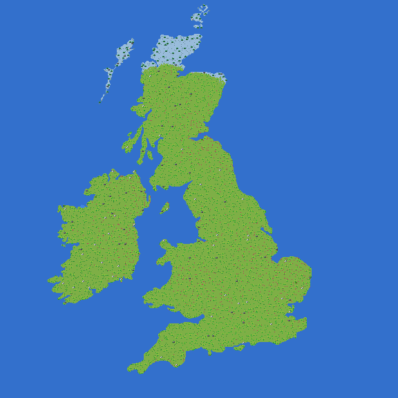 Map of the British Isles
