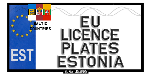 EU Licence Plates - #30 Estonia