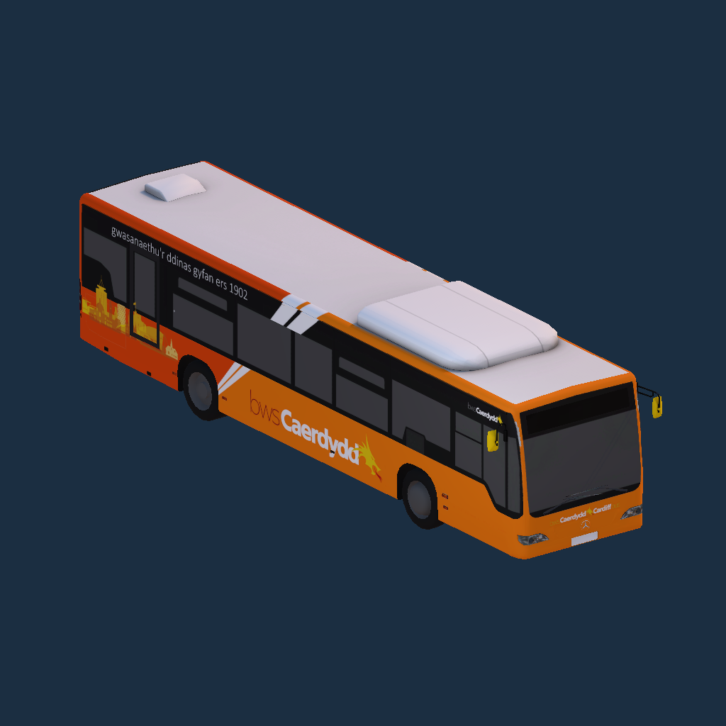 Cardiff Bus Unbranded O530N