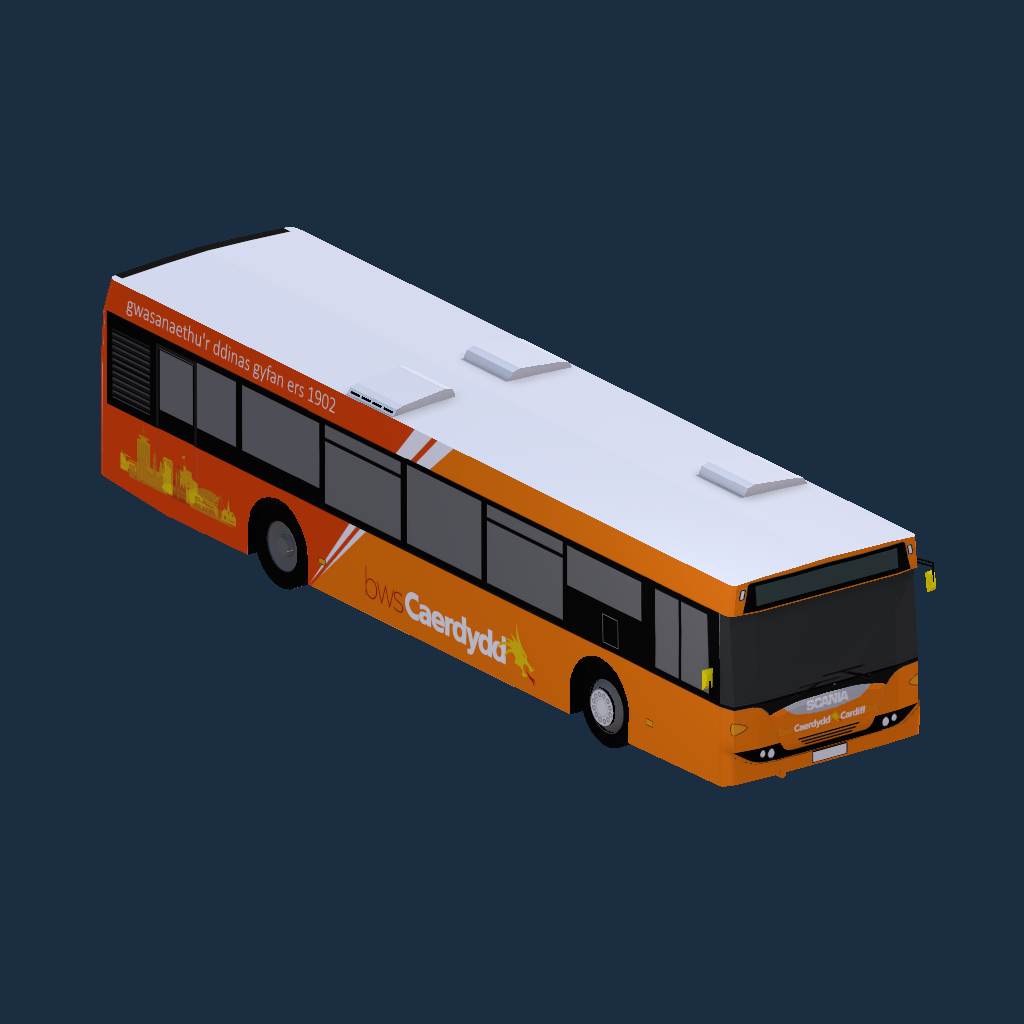 Cardiff Bus Unbranded OmniCity