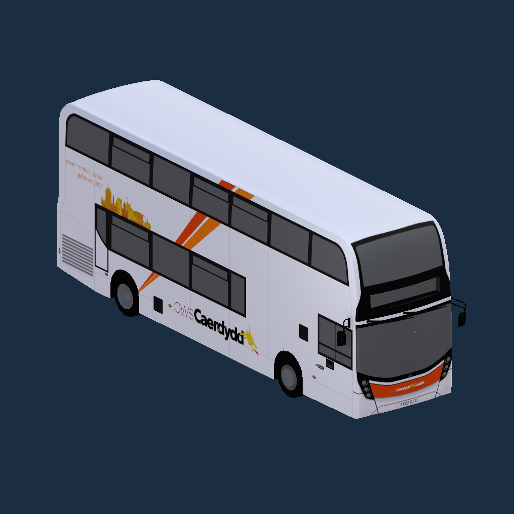 Cardiff Bus White E400 MMC 10.9m