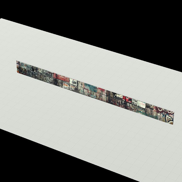 Wall V1 - 22,5m long