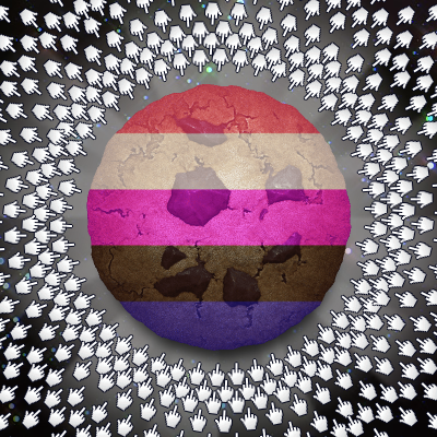 Genderfluid Pride Cookie