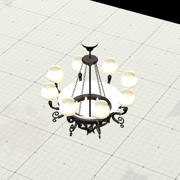 Ceiling light V1 - with light