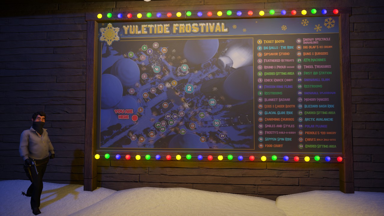 Yuletide Frostival Map - 6m