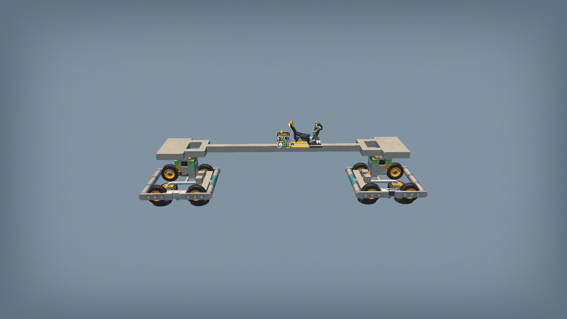 Tilting Train optimized for short cars