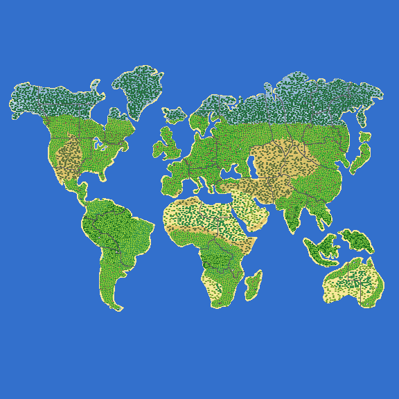 RISK world map