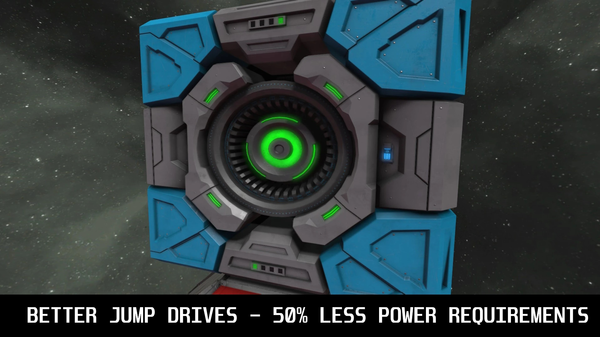 Jump Drives - 50% Less Power Needed