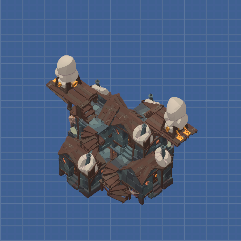 2 air filters & 6 Shacks （2氧+6房）——红  雨's Blueprint