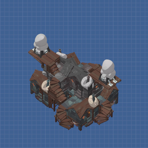 More convenient version_2 Air filters & 6 Shacks & 1 Residential expansion（便捷版2氧6房1扩建