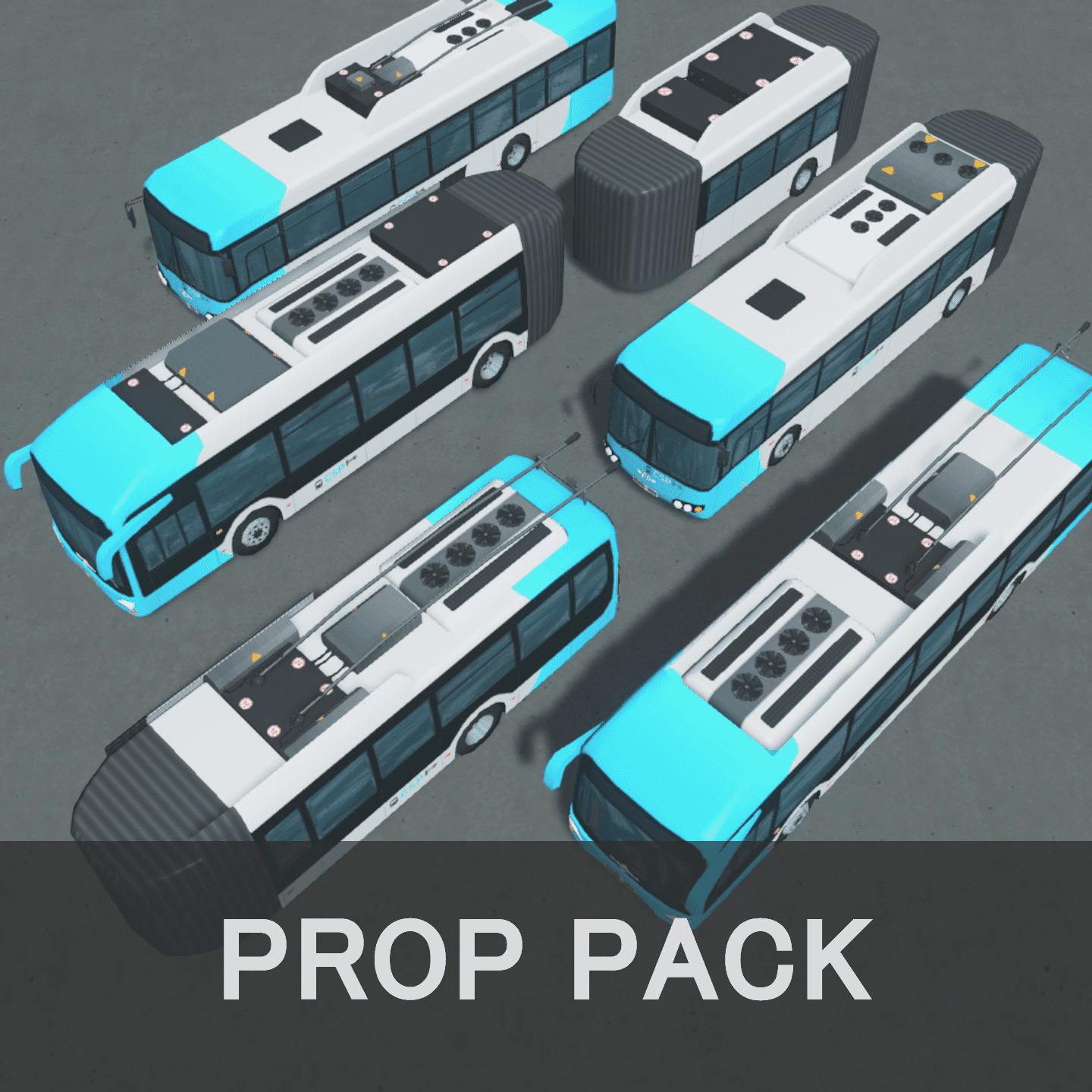 Trolleybuses (CSPT) - Prop Pack