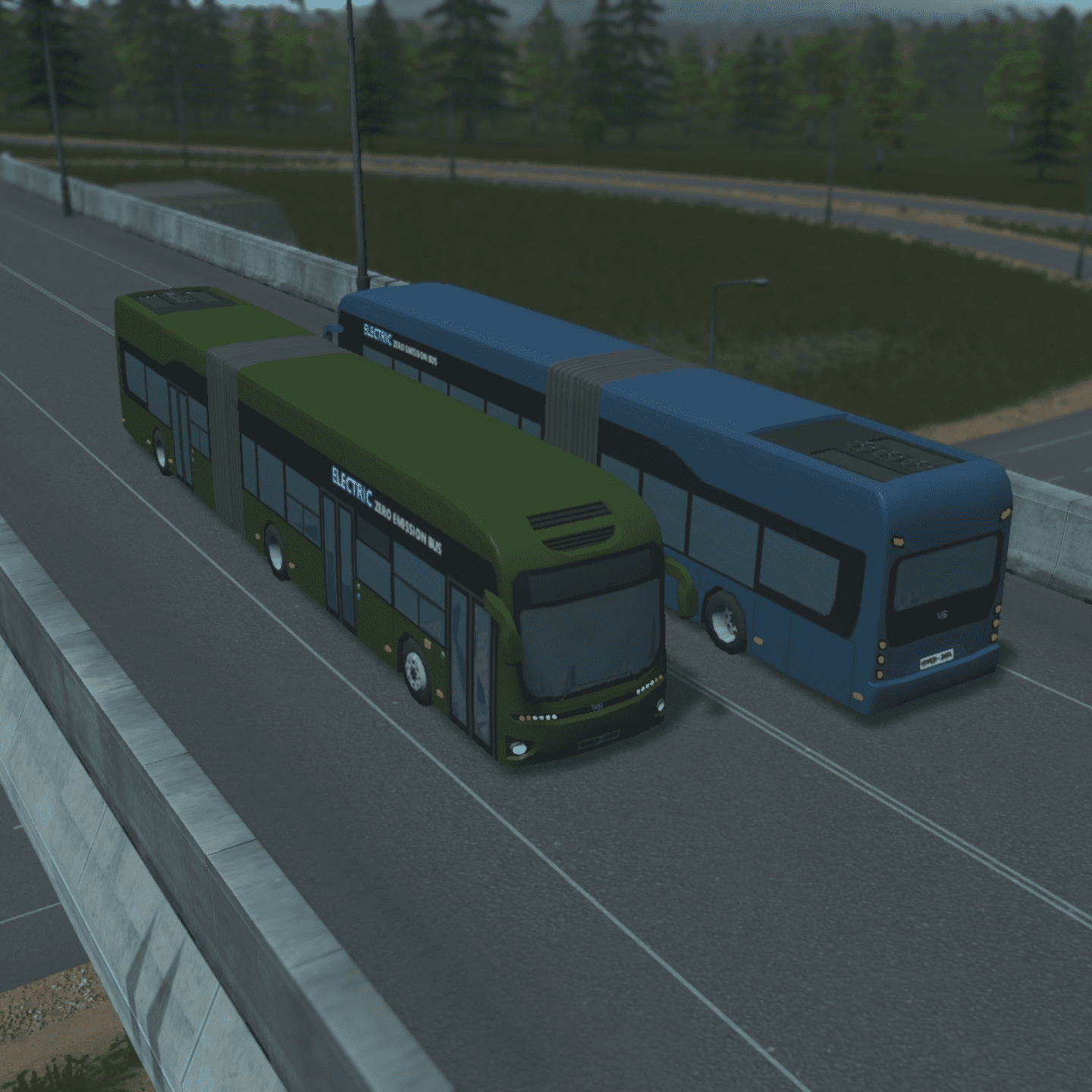 Articulated Electric Bus