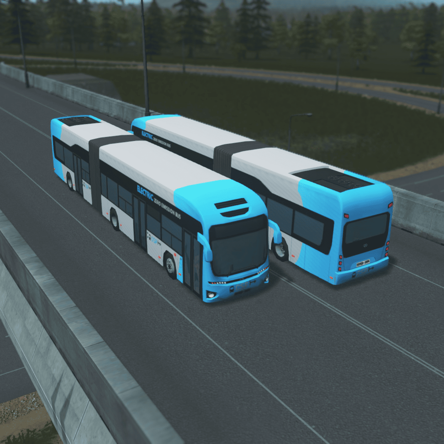 Articulated Electric Bus