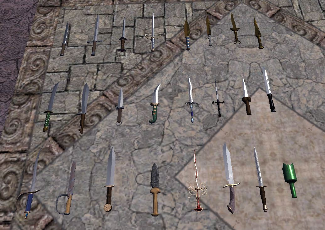 WouldBeBard's Low Magic Daggers