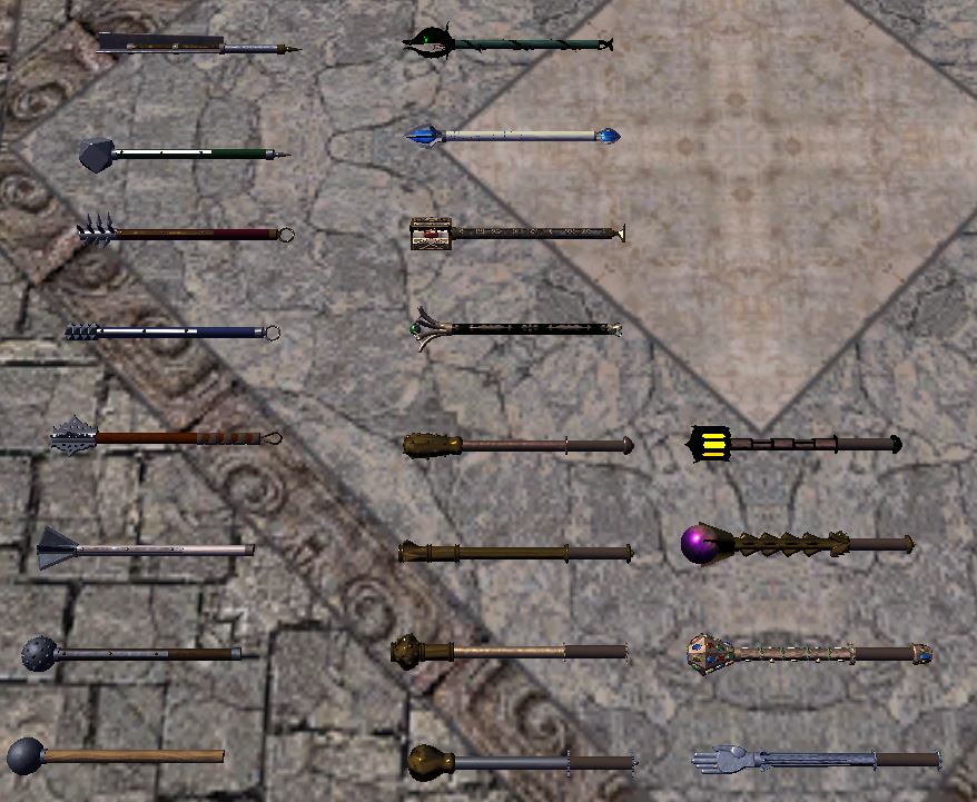 WouldBeBard's Low Magic Maces