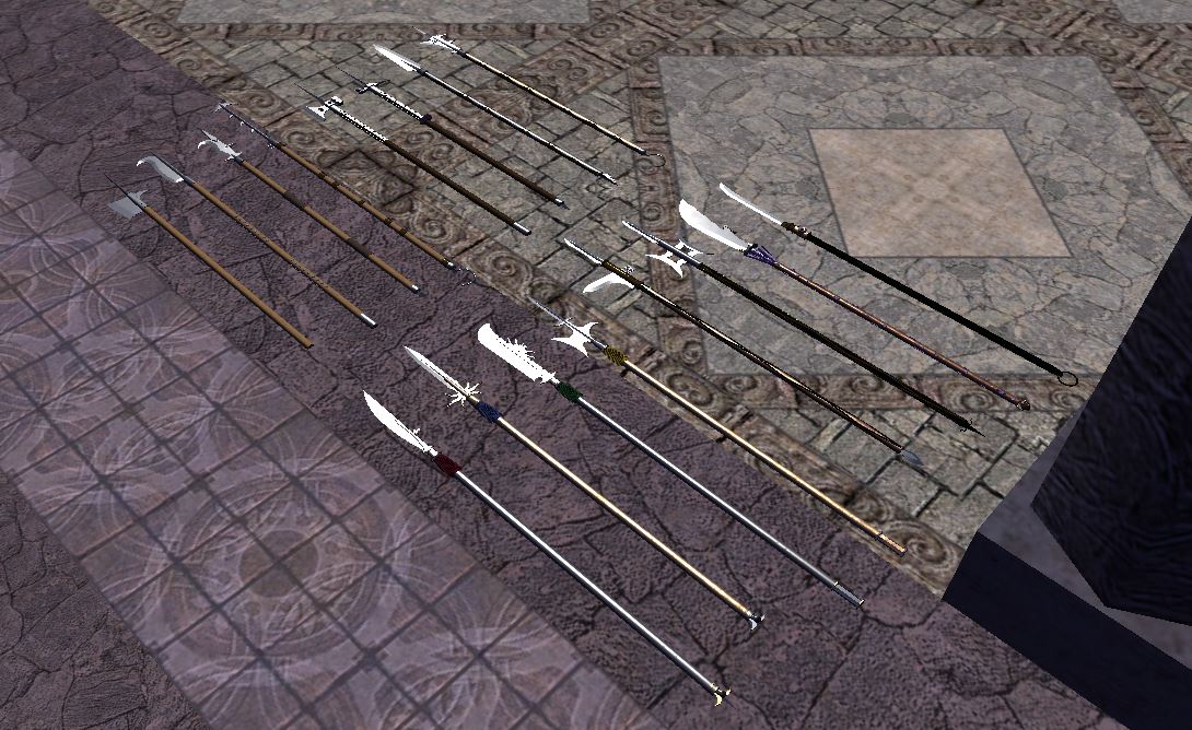 WouldBeBard's Low Magic Halberds