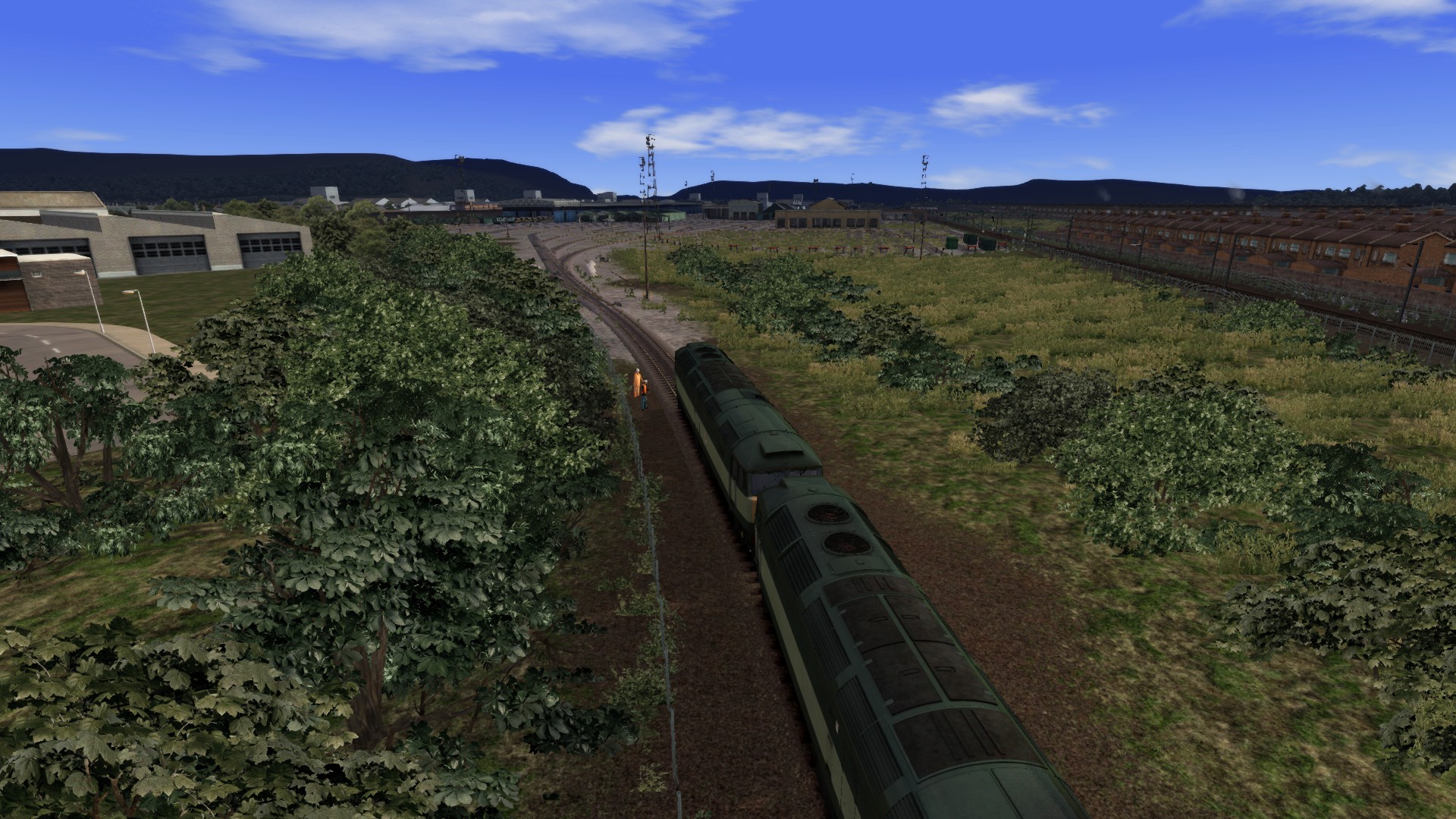 287 UK railway tour Marsdonshire Line Part 17 Marsdon Rail Works to Llandothry Station