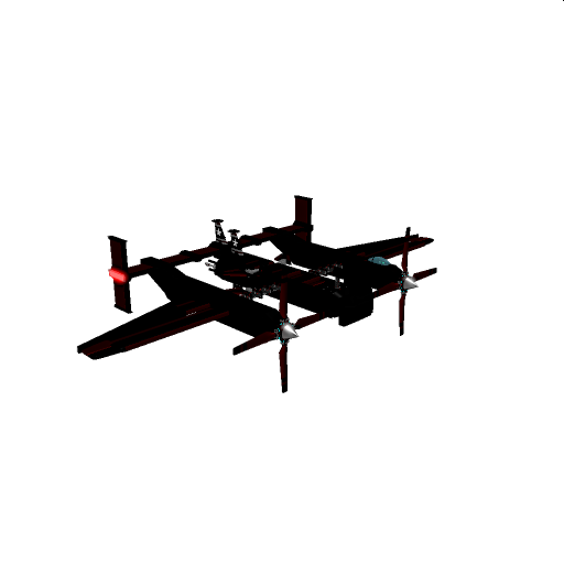 Long distance missile plane