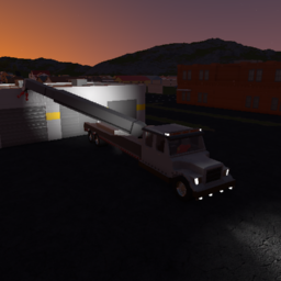 Red drill "H-Model" Tow truck model