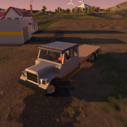 Red drill "H-Model" Short Flatbed Model