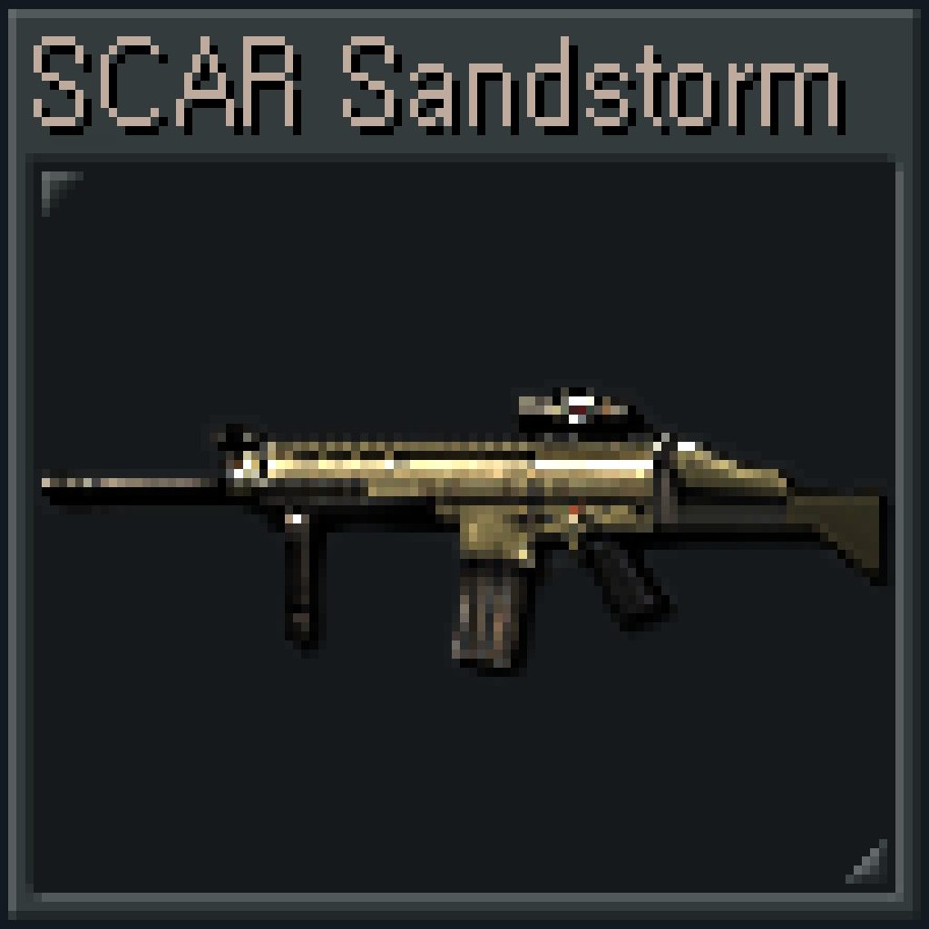 SCAR Sandstorm from Sudden Attack preview