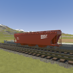 BNSF 3 Bay Hopper Car