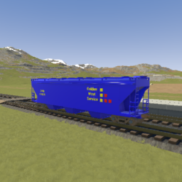 Golden West Service 3 Bay Hopper Car