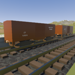 Remastered Southern Pacific Boxcar