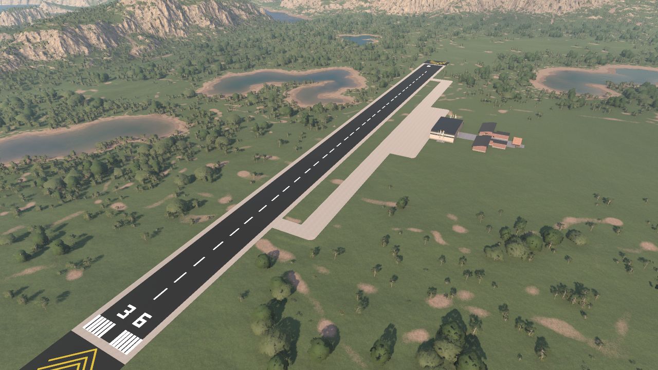 Entrance w/Airport & Two Shops