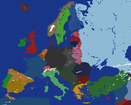 Europe - 1939 but it got fucked up