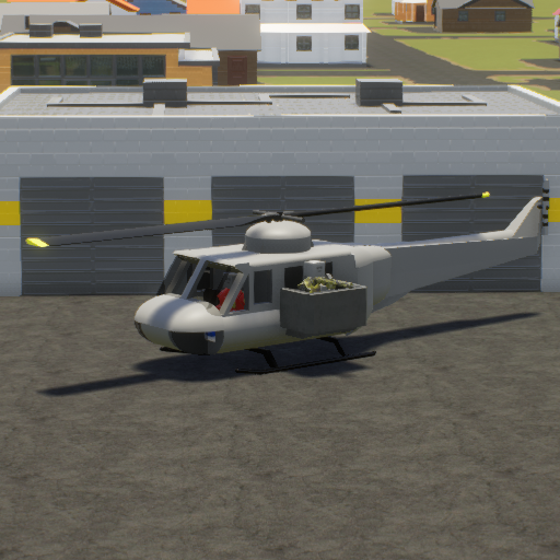 a slightly downscaled helicopter, with side buckets preview