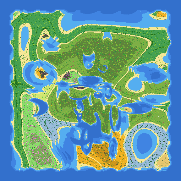 Crazy glitchy world