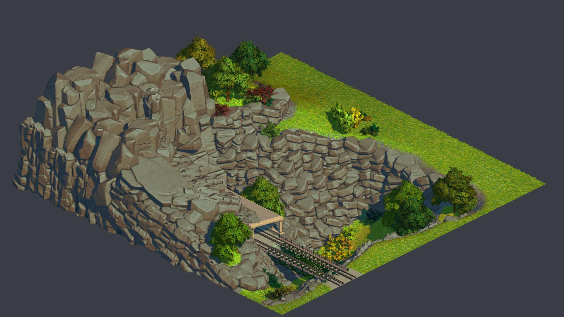 Gallerie mit Tunnel 7u + 5u.tile