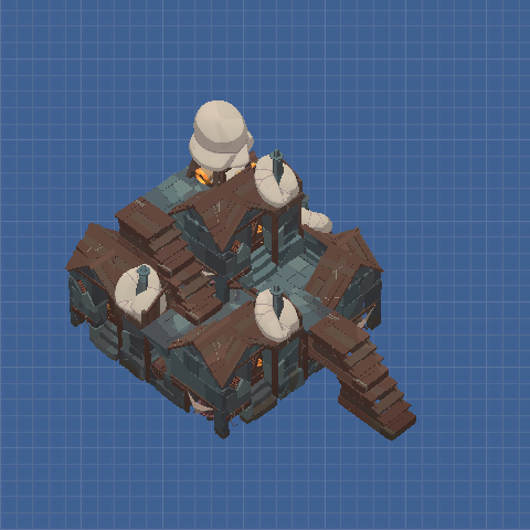 5 houses + Air filter on top