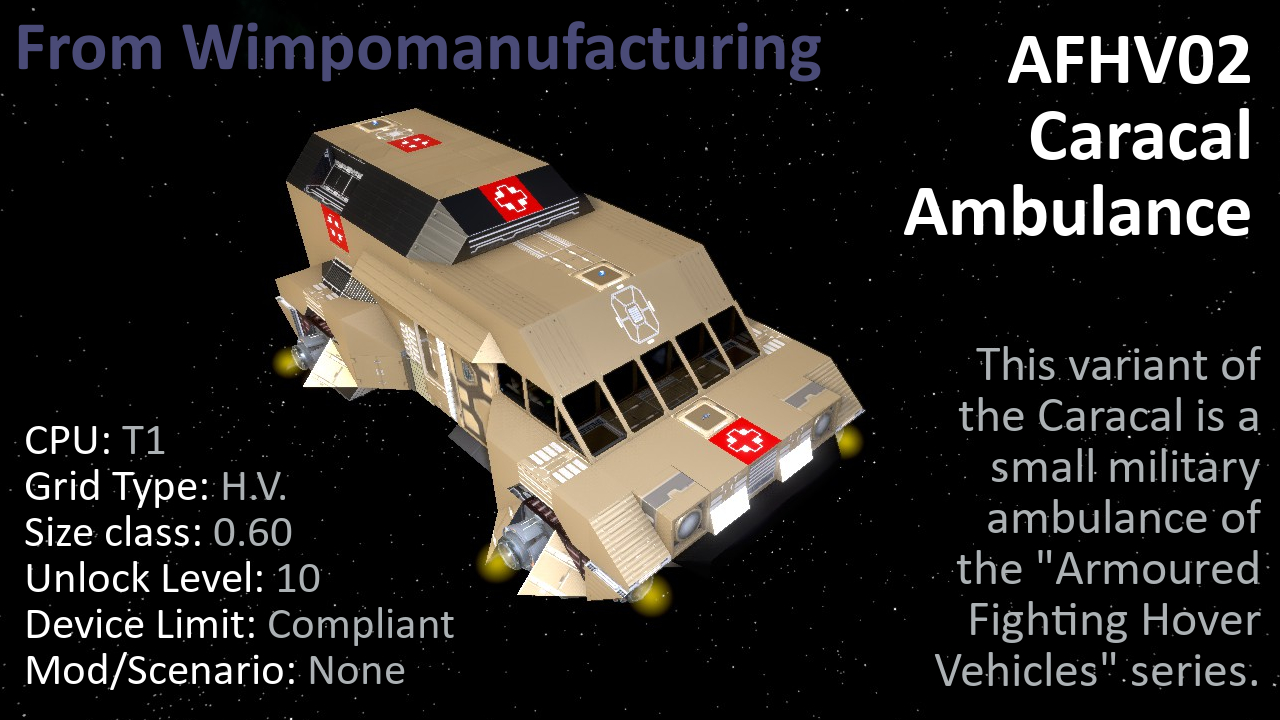 AFHV02 Caracal Ambulance preview