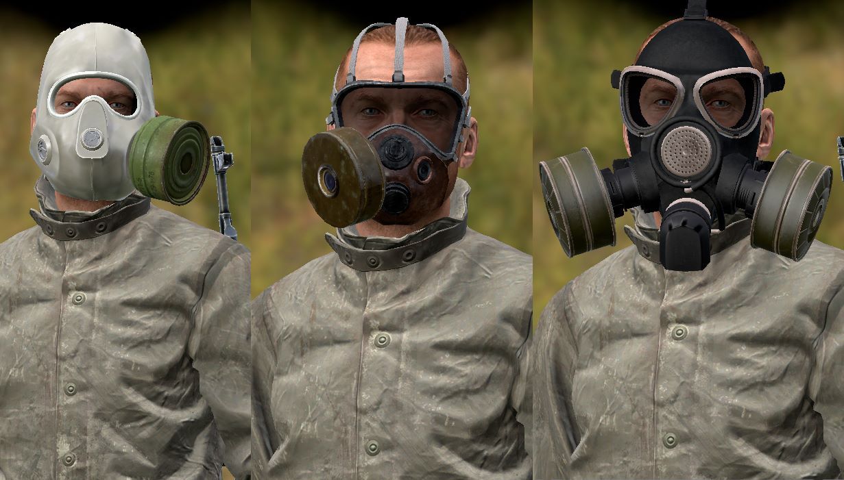 Gas mask pack