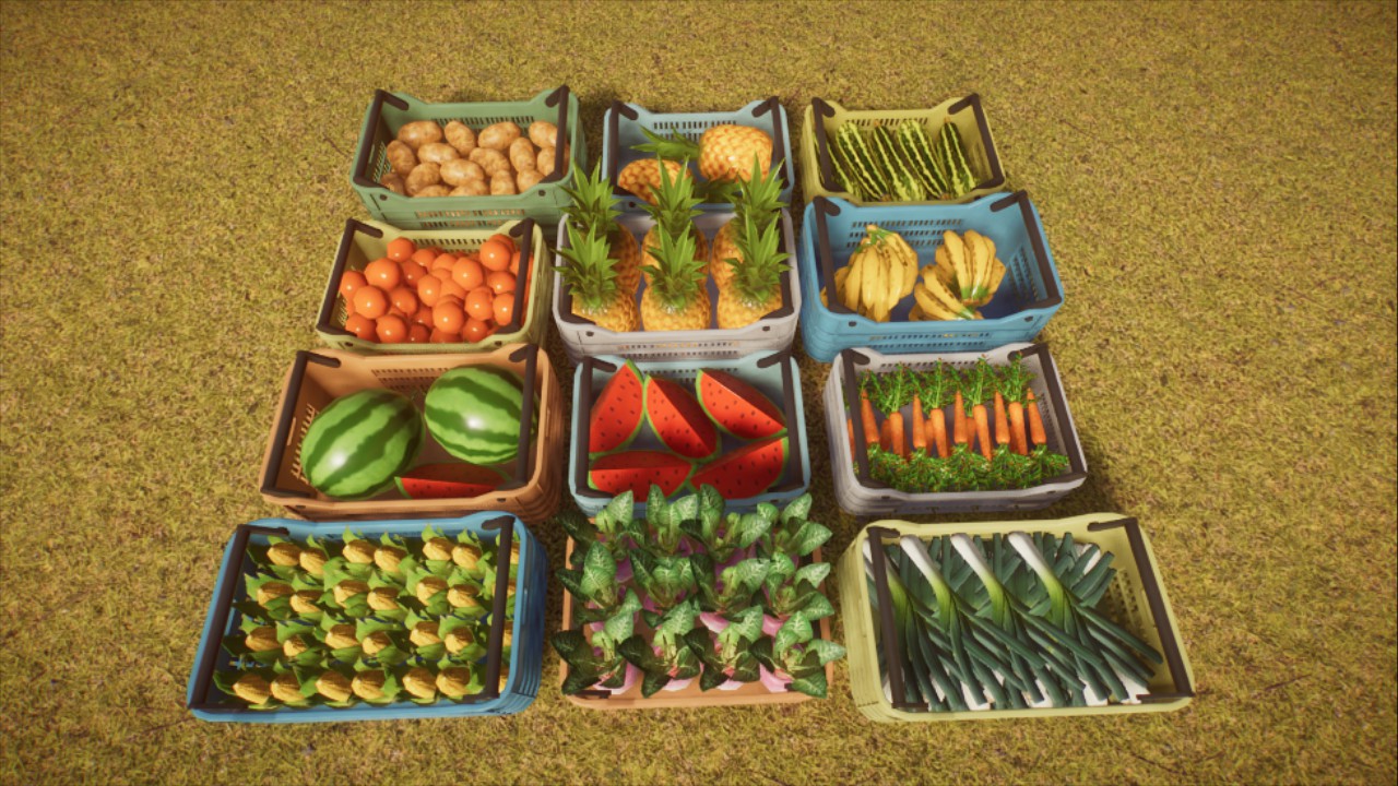 Updated Fruit and Vegetable Crates