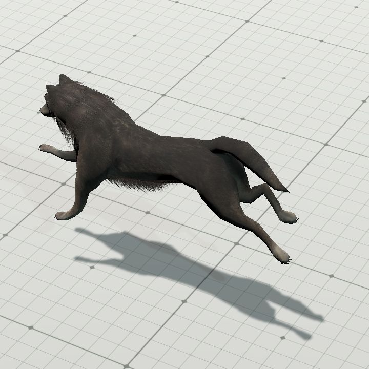 Wolf with Animation
