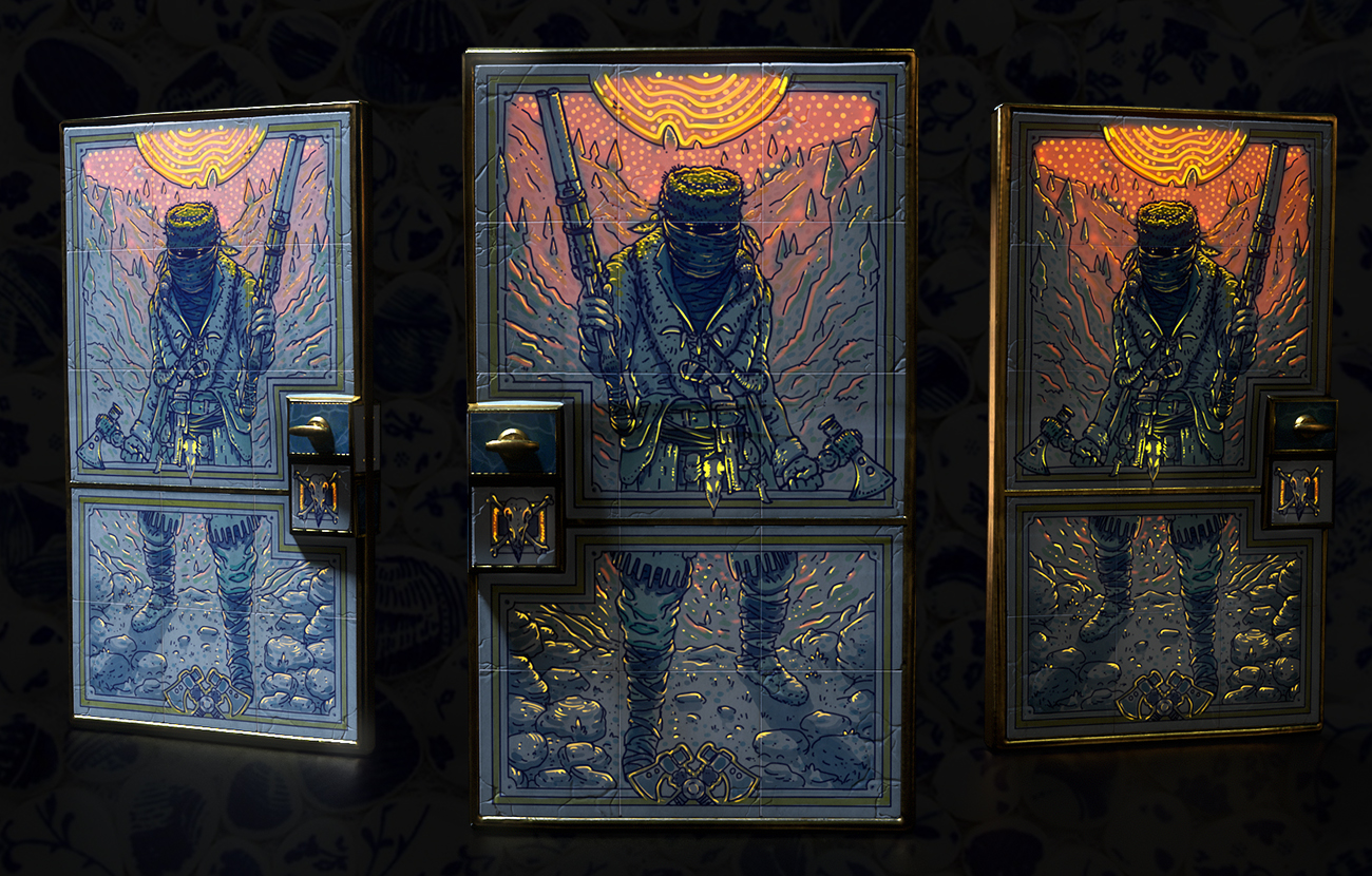 Porcelain Sheet Metal Door