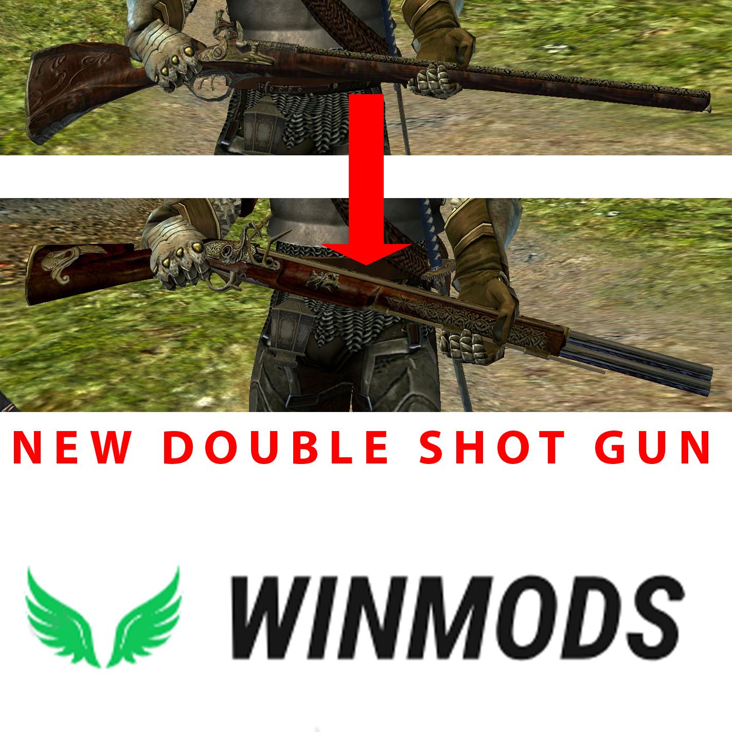 [ALL VERSION] New Hunter double Shot Musket by Nathaniel
