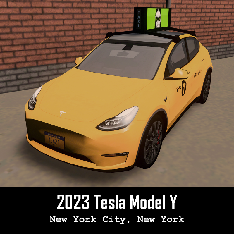 NYC Taxi - 2023 Tesla Model Y (Ad Version)