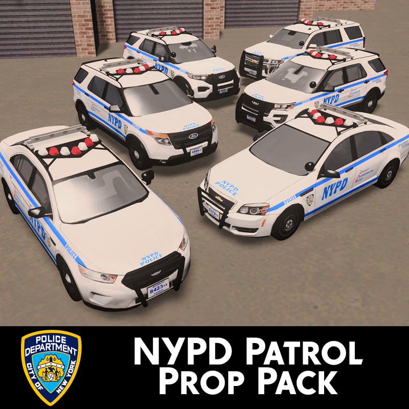 NYPD - Highway Patrol Vehicles Prop Pack