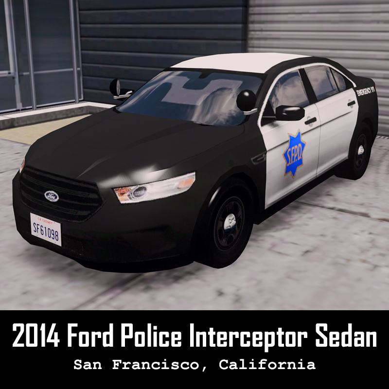 SFPD - 2014 Ford Interceptor Slicktop